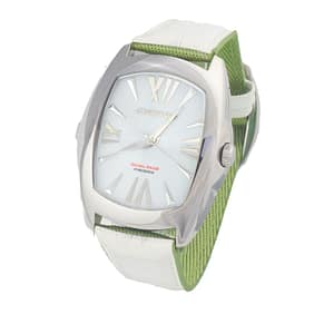 Chronotech Bicolor Leather Dress Watch