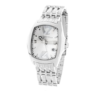 Chronotech Silver Stainless Steel Dress Watch