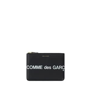 Comme Des Garçons Black Calf Leather Bos Taurus Wallet