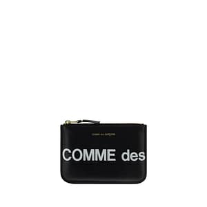 Comme Des Garçons Black Calf Leather Bos Taurus Wallet