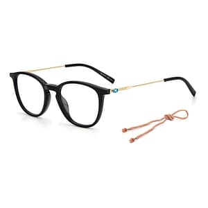 M Missoni Black Acetate Glasses (Frames)