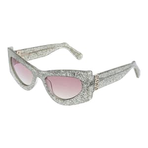 GCDS Silver Acetate Sunglasses