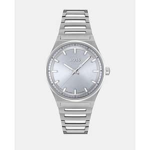 Hugo Boss Silver Stainless Steel Dress Watch