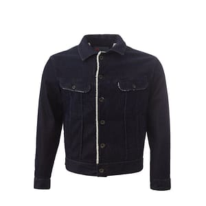 Lardini Blue Cotton Denim Jacket