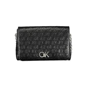 Calvin Klein Black Polyester Women's Shoulder Bag