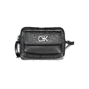Calvin Klein Black Polyester Women's Shoulder Bag