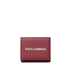 Dolce & Gabbana Red Calfskin Wallet