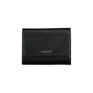 Calvin Klein Black Polyurethane Women Wallet