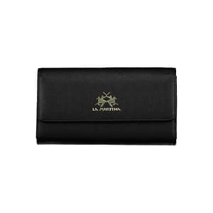 La Martina Black Polyethylene Women Wallet