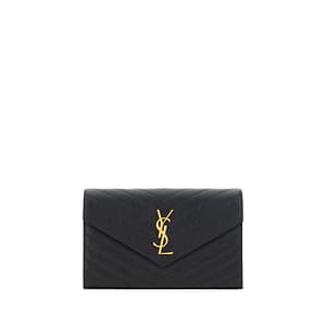 Saint Laurent Black Calf Leather Bos Taurus Shoulder Bag