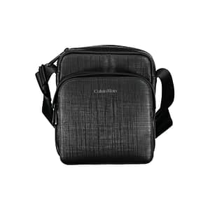 Calvin Klein Black Polyester Men Shoulder Bag