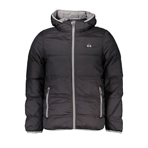 La Martina Black Polyamide Men Jacket