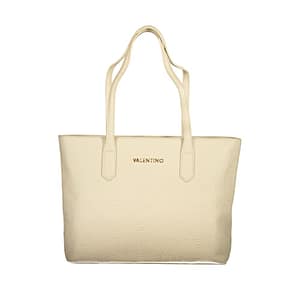 Mario Valentino Beige Polyurethane Women Handbag