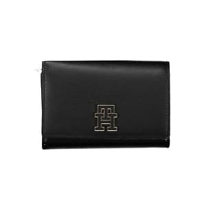 Tommy Hilfiger Black Polyurethane Women Wallet