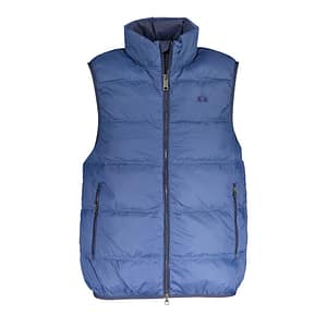 La Martina Blue Polyamide Men's Vest