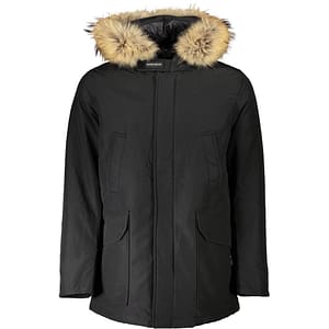 Woolrich Black Cotton Men Jacket