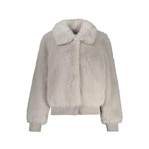 Guess Jeans Grigio Polyester Women Jacket