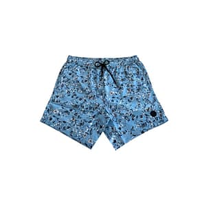 Trussardi Beachwear Light Blue Polyester Men Swim Trunk