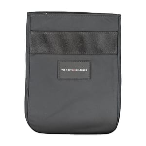 Tommy Hilfiger Black Polyester Men's Shoulder Bag