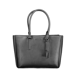 Calvin Klein Black Polyurethane Women Shoulder Bag
