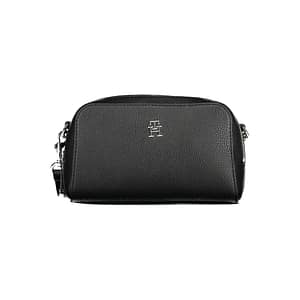Tommy Hilfiger Nero Poliuretano Woman Shoulder Bag