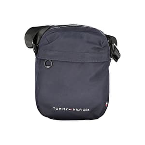 Tommy Hilfiger Blue Recycled Polyester Men Shoulder Bag