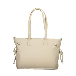 Mario Valentino Beige Polyurethane Women's Handbag