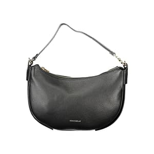 Coccinelle Black Leather Women Shoulder Bag