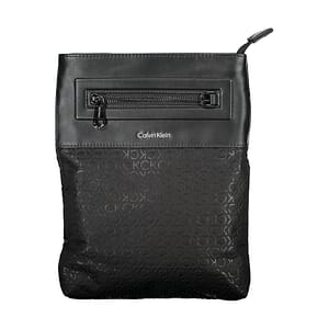 Calvin Klein Black Polyester Men's Shoulder Bag