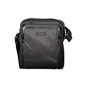 Calvin Klein Black Polyester Men's Shoulder Bag