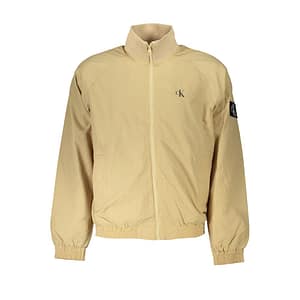 Calvin Klein Beige Polyamide Men Jacket