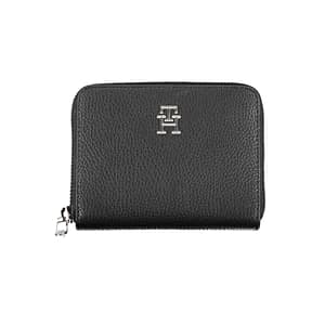 Tommy Hilfiger Black Polyurethane Women Wallet