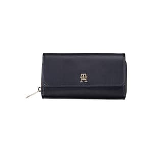 Tommy Hilfiger Blue Polyurethane Women Wallet
