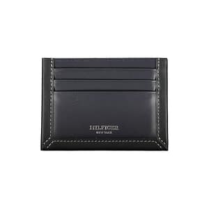 Tommy Hilfiger Blue Leather Men Wallet