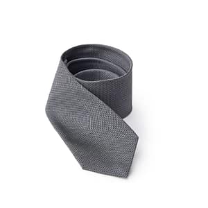 Jil Sander Gray Silk Tie