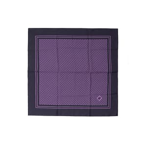 Dolce & Gabbana Purple Silk Pocket Square