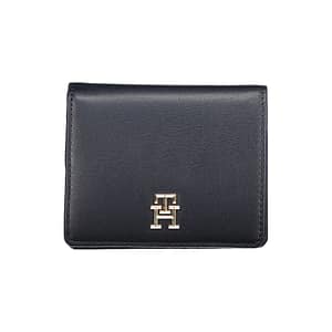 Tommy Hilfiger Blue Polyurethane Women Wallet