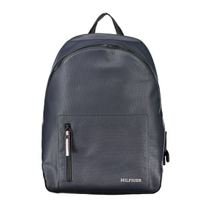 Tommy Hilfiger Blu Polyurethane Men Backpack