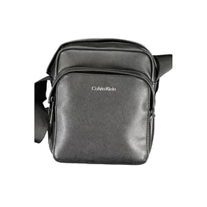 Calvin Klein Black Polyester Men's Shoulder Bag