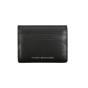 Tommy Hilfiger Black Leather Men Wallet