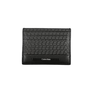 Calvin Klein Black Polyurethane Men Wallet