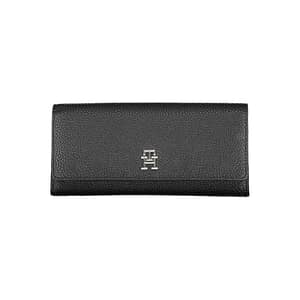 Tommy Hilfiger Black Polyurethane Women Wallet