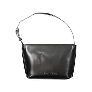 Calvin Klein Black Polyester Women Shoulder Bag