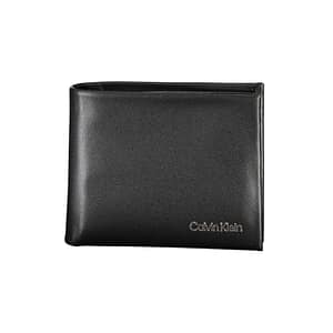 Calvin Klein Black Polyurethane Men Wallet