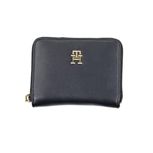 Tommy Hilfiger Blue Polyurethane Women Wallet