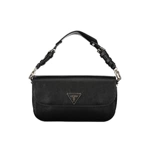 Guess Jeans Nero Poliuretano Woman Handbag
