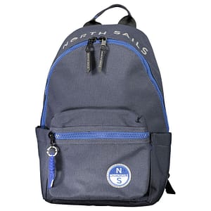 North Sails Blu Polyester Men Backpack