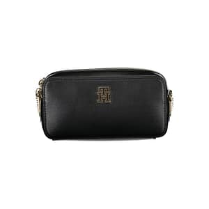 Tommy Hilfiger Black Polyurethane Women Handbag