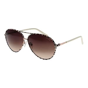 Guess Beige Metal Sunglasses