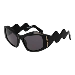 GCDS Black Acetate Sunglasses